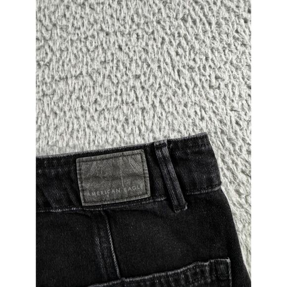 American Eagle Skirt Women 6 High Rise A Line Button Front Denim - Picture 7 of 9